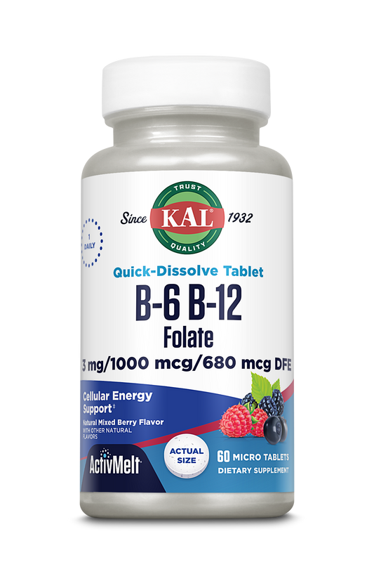 B-6 B-12 Folic Acid ActivMelt