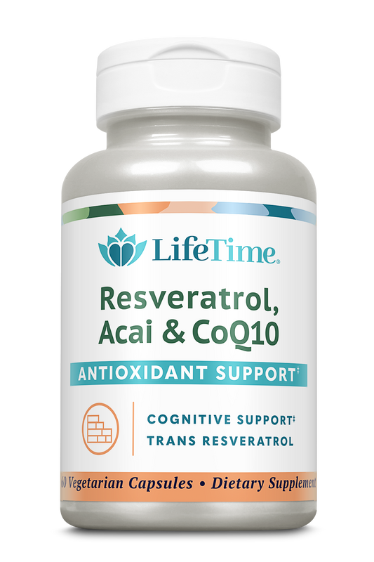 Resveratrol, Acai & CoQ10 | Mighty Antioxidant Trio
