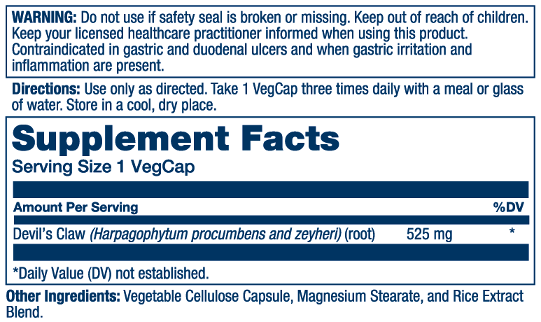 Devil's Claw Root 525mg