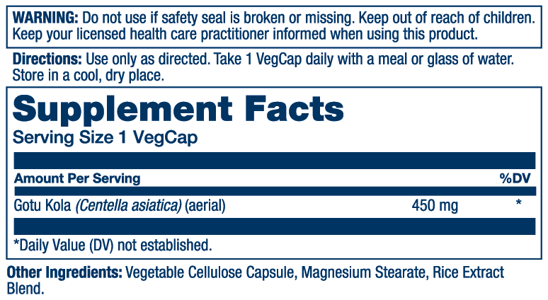 Gotu Kola Aerial 450mg