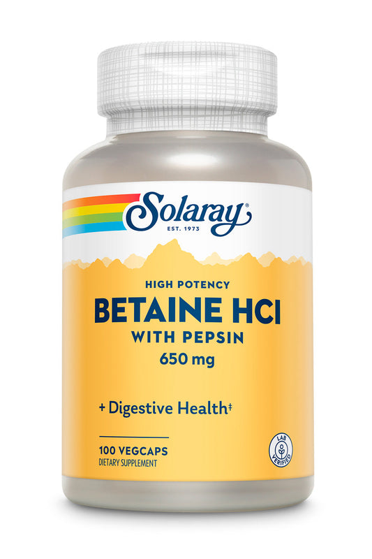 High Potency Betaine HCl with Pepsin