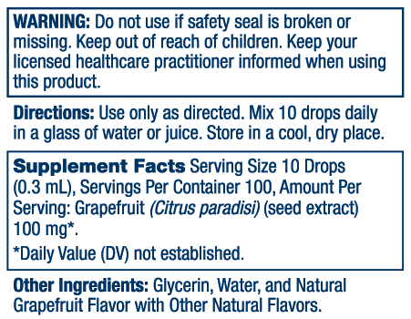 Grapefruit Seed Extract 100mng