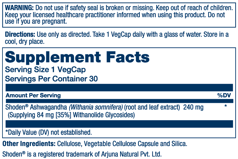 ProSorb Ashwagandha 18x 240mg
