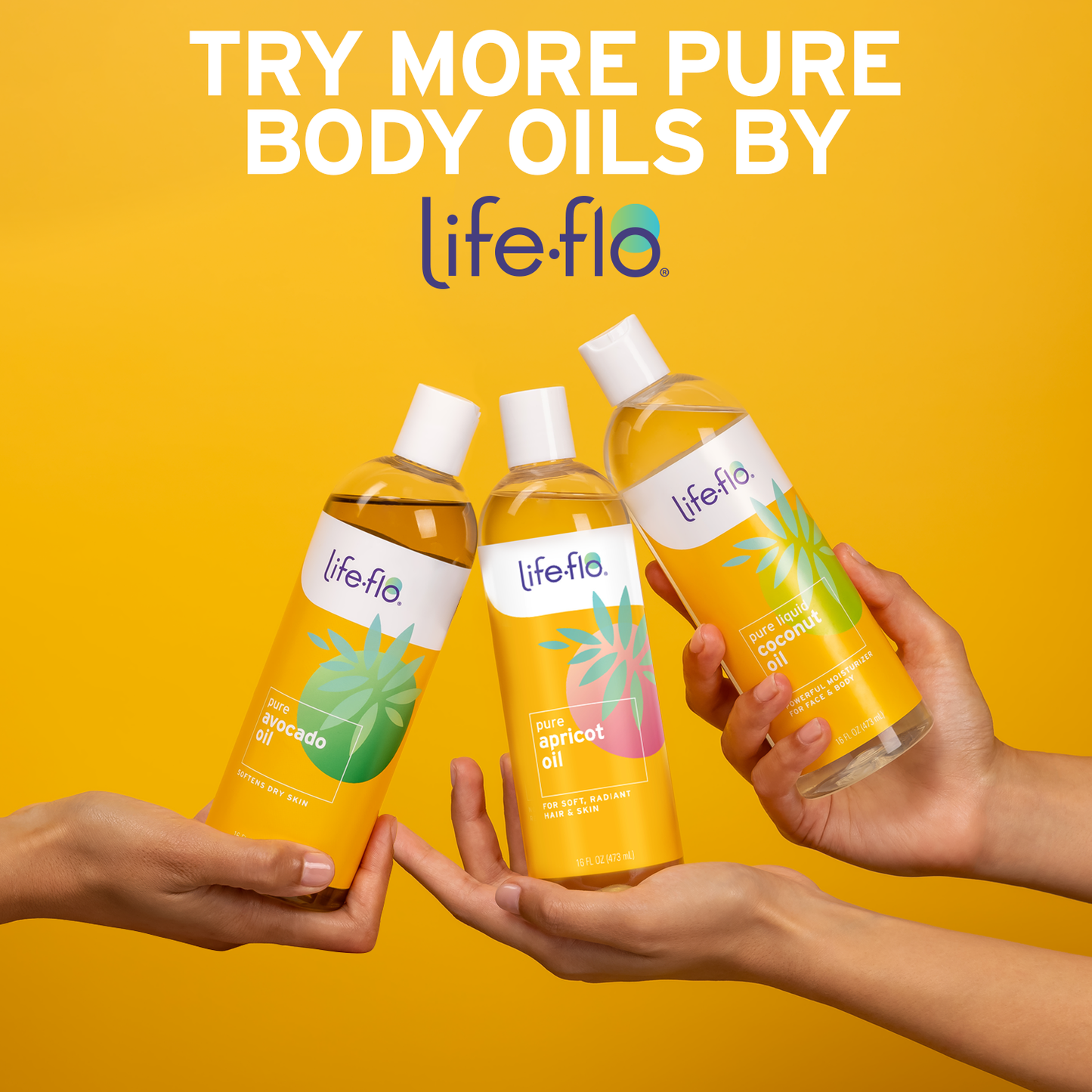 Life-flo Pure Safflower Oil, Organic, Moisture-Rich Face and Body Oil for Skin Care and Hair Care, Soothing Massage Oil and Carrier Oil, Hypoallergenic, 60-Day Guarantee, Not Tested on Animals, 16oz