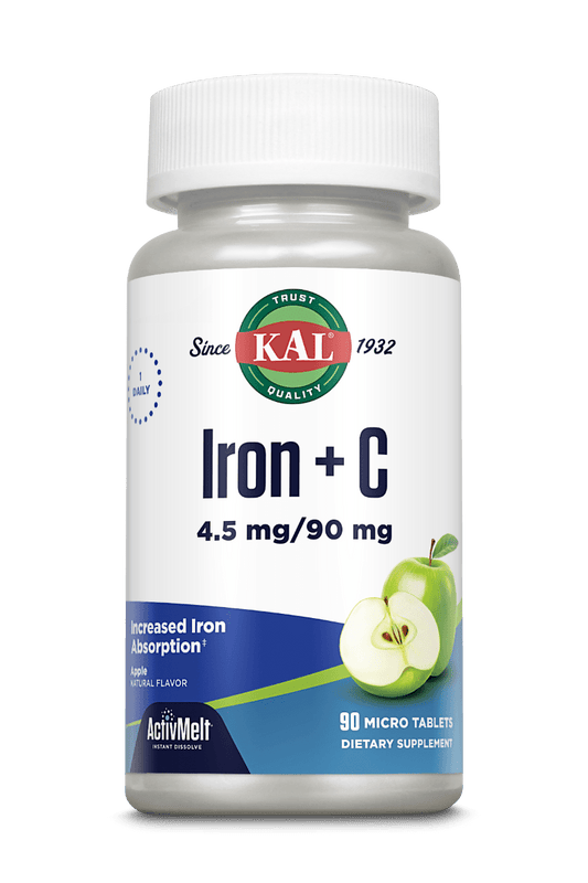 Iron + C ActivMelt® Instant Dissolve Tablets