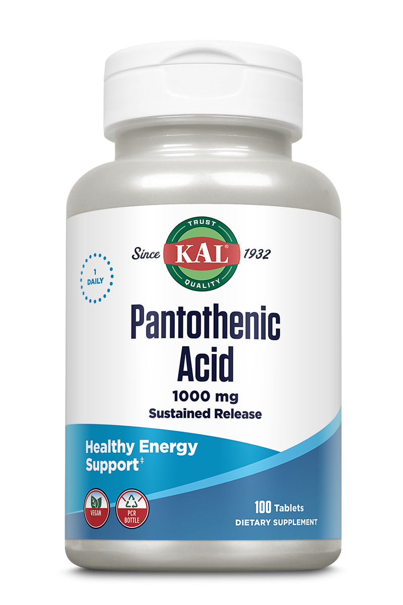 Pantothenic Acid Sustained Release Tablets 1000 mg