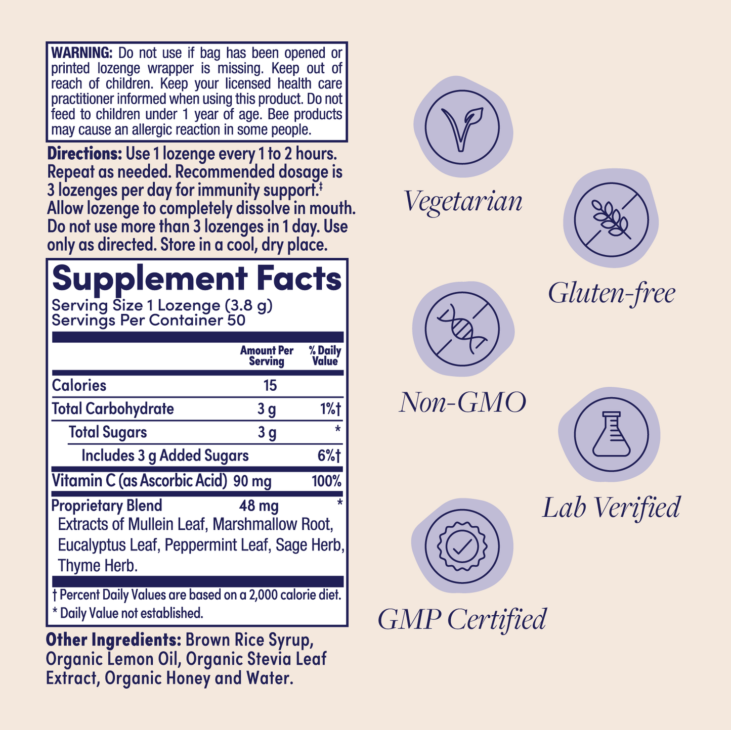 Lemon Honey Lozenges