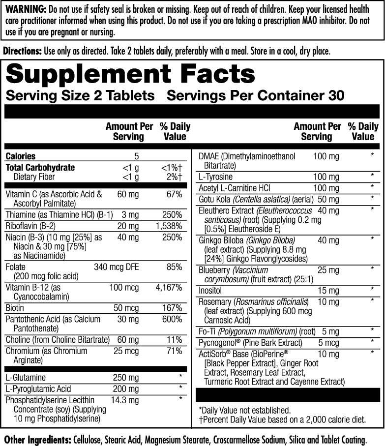 Deep Thought™ Clinical Lifestyles™ Tablets