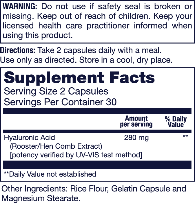 Hyaluronic Acid | Movement and Flexibility Support