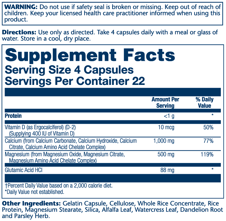 Calcium & Magnesium Amino Acid