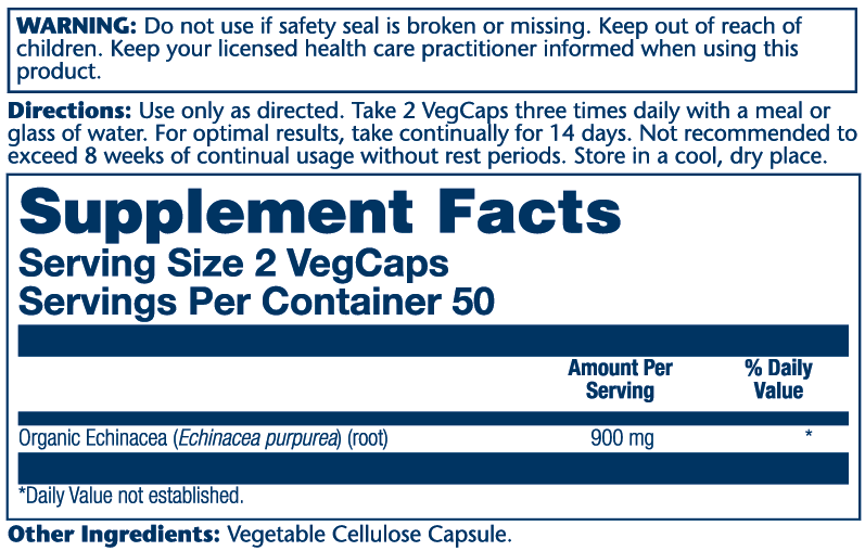 Echinacea Purpurea 900mg