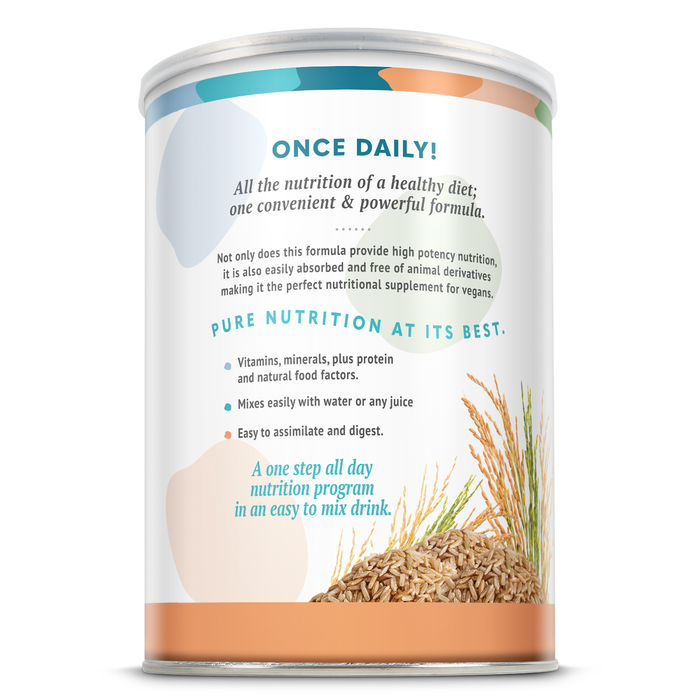 LifeTime allOne Rice Base Multiple Vitamin & Mineral Powder, Once Daily Multivitamin, Mineral & Whole Food Amino Acid Supplement, 7g of Rice Protein, 66 Servings, 2.2 lbs (66 Servings)