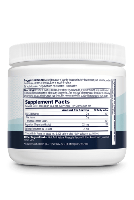 Energy Magnesium Powder Drink Mix - Pineapple