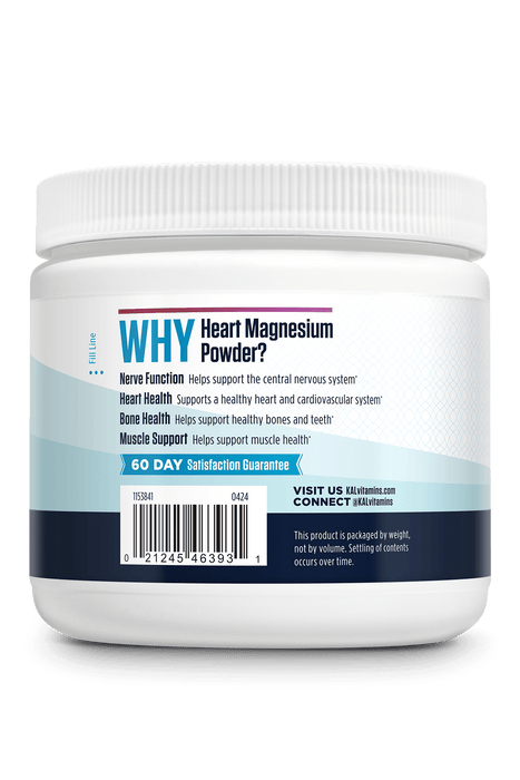 Heart Magnesium Powder Drink Mix - Red Raspberry