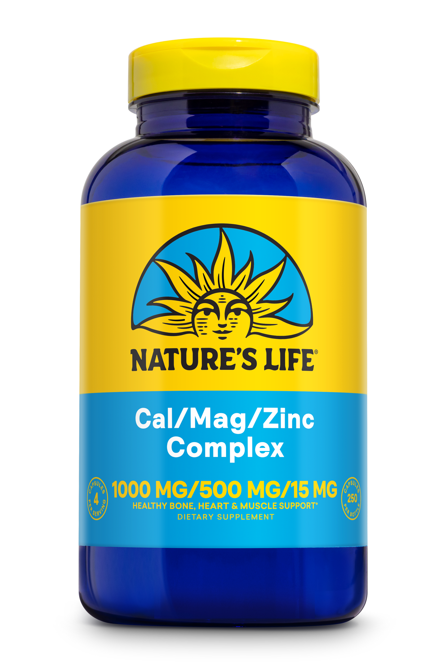 Cal/Mag/Zinc Complex Capsules 250 ct