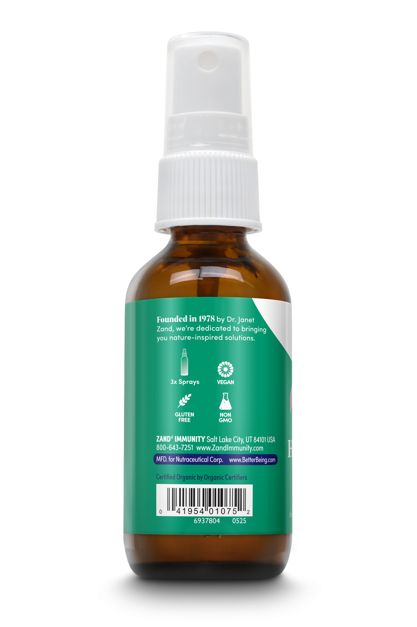 Organic Herbal Mist Throat Spray