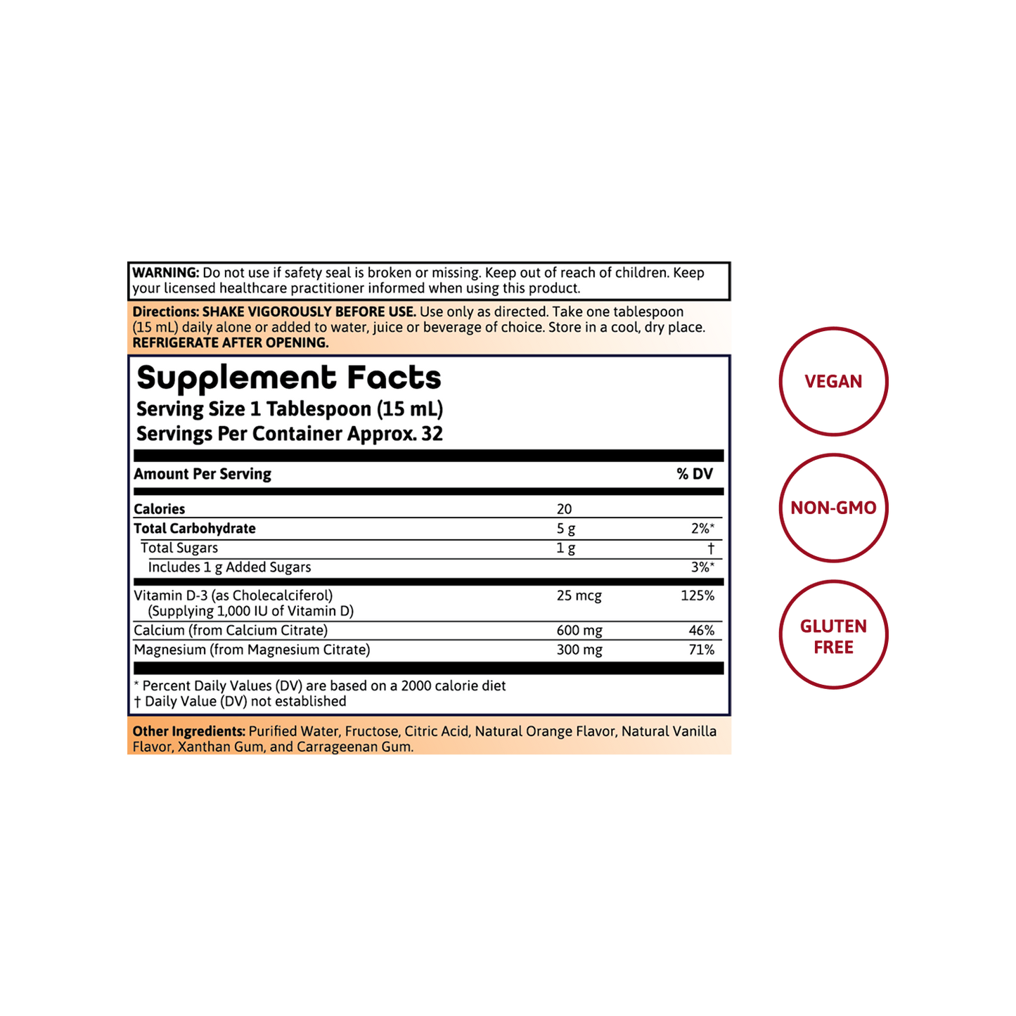 VitaLiquids Bone Support