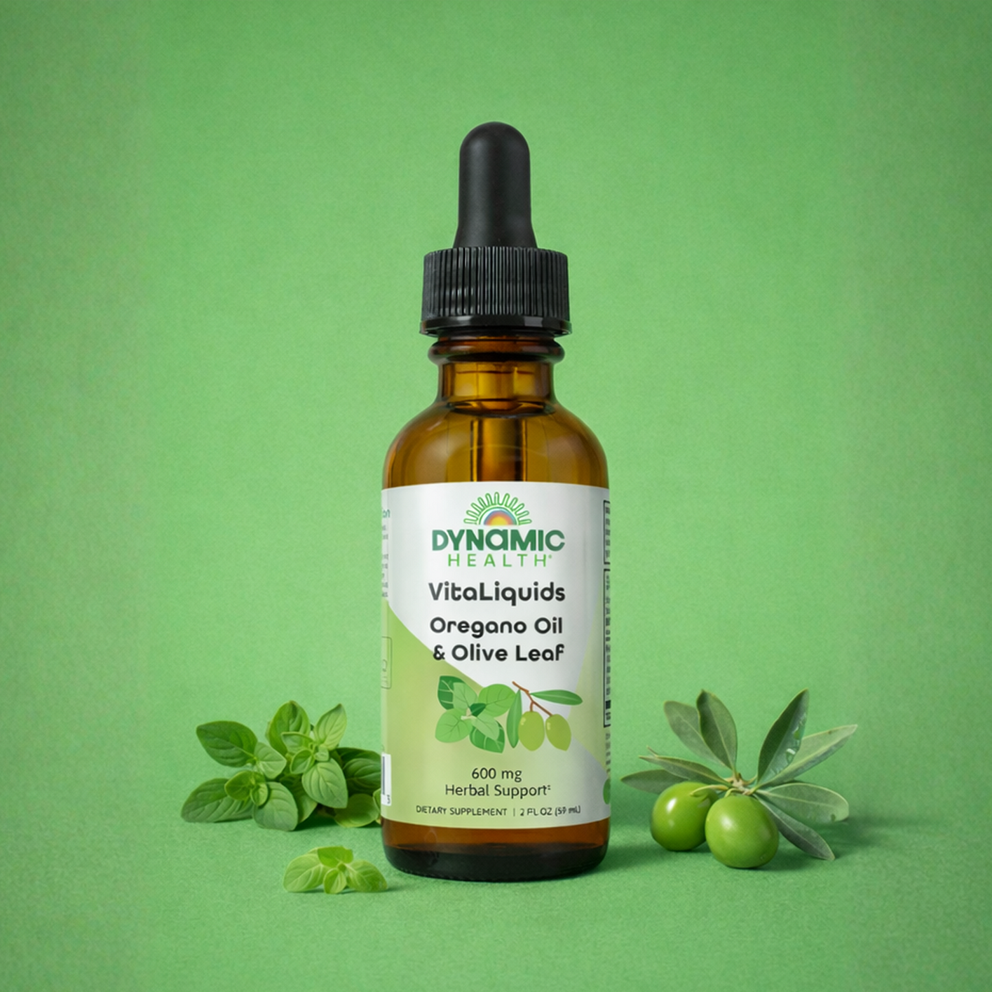 Oregano Oil & Olive Leaf VitaLiquid Drops