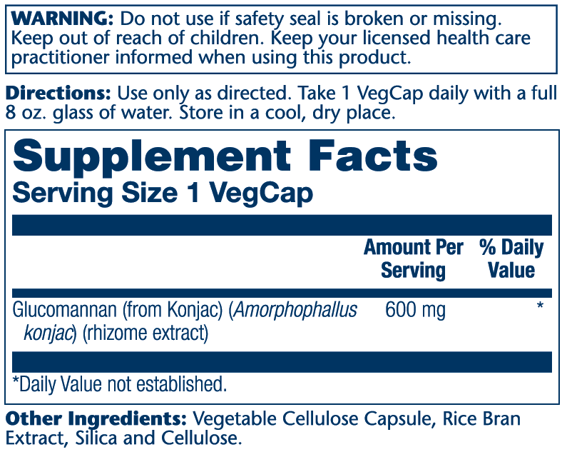 Glucomannan, Rhizome Extract