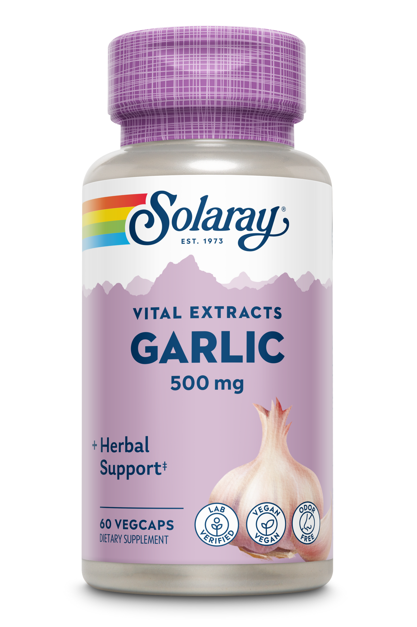 Garlic Bulb Extract, Odor-Free 500mg