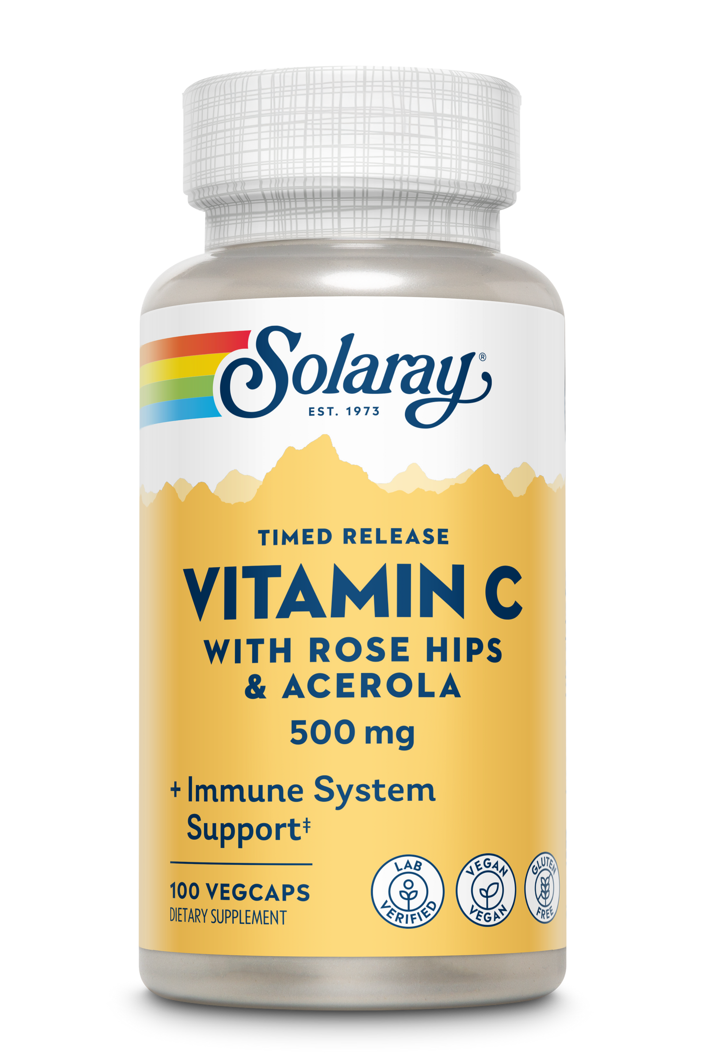Vitamin C With Rose Hips & Acerola 500mg