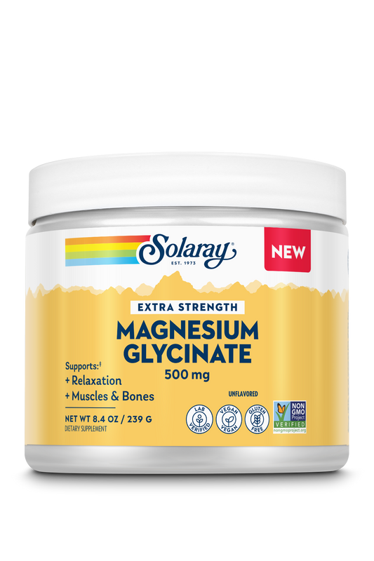 Extra-Strength Magnesium Glycinate Powder 500 mg