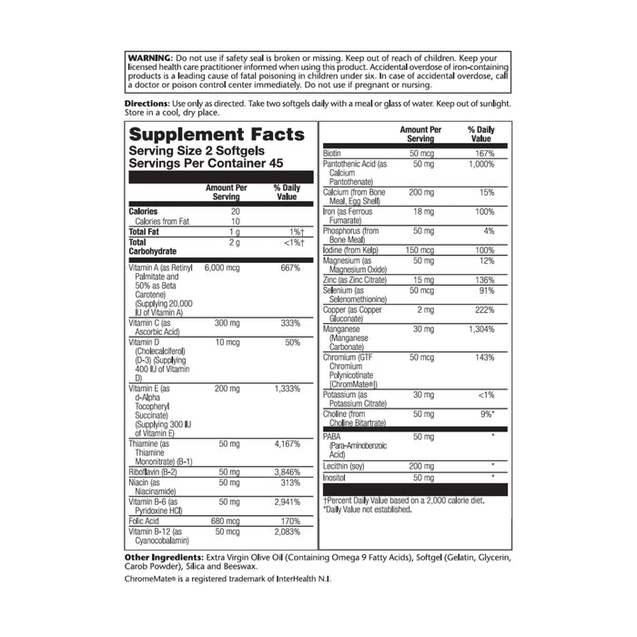 Solaray Provide Multivitamin | Two Daily | 90 CT