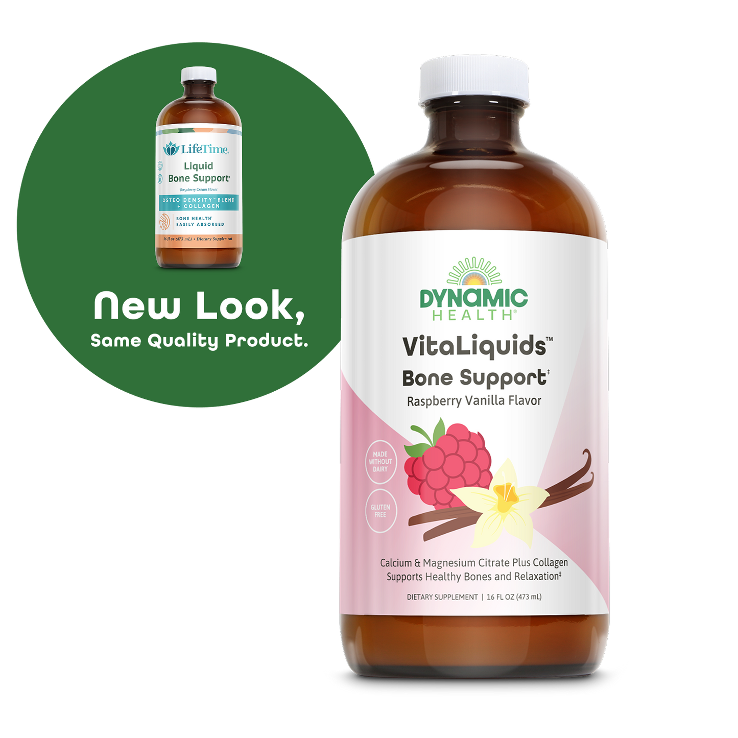 VitaLiquids Bone Support (Raspberry Vanilla)