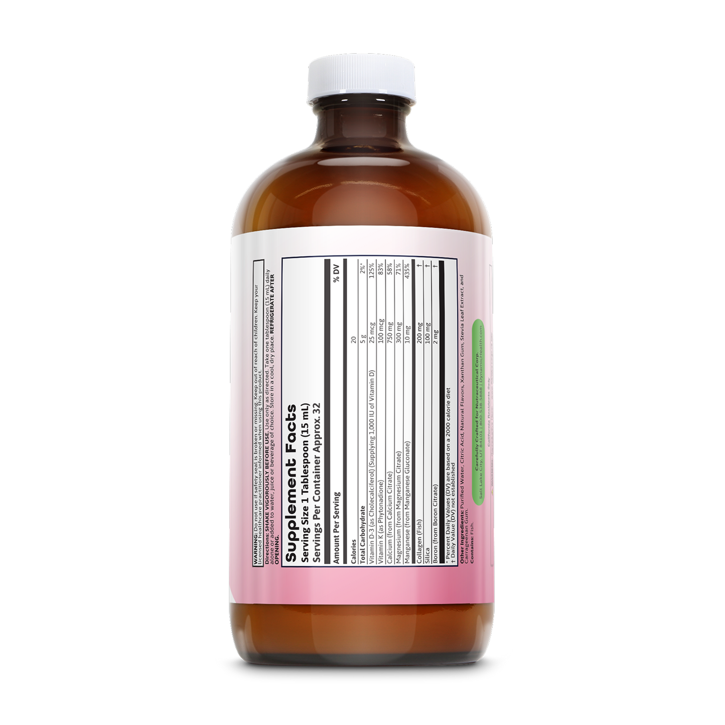 VitaLiquids Bone Support (Raspberry Vanilla)