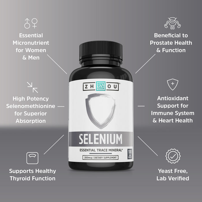 Selenium : 31: Vcp, (Btl-Plastic) 200mcg 100ct