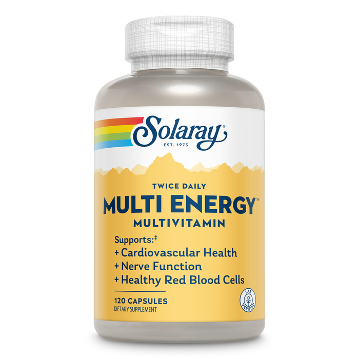 Solaray Multi Energy Two Daily, Capsule (Btl-Plastic) | 120ct