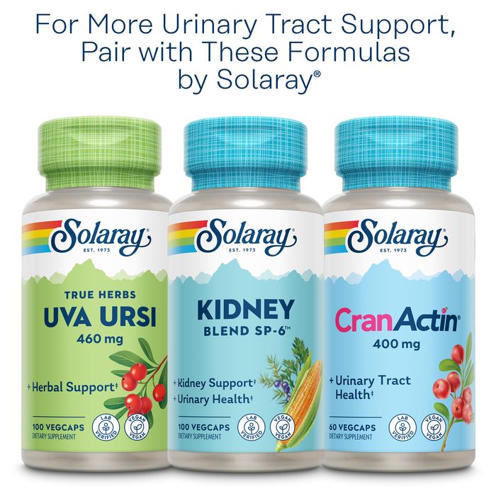 Solaray Nettle Leaf 450mg Healthy Kidney, Urinary & Prostate Support Traditional Use for Healthy Allergy Response & Respiratory Wellness 180 CT