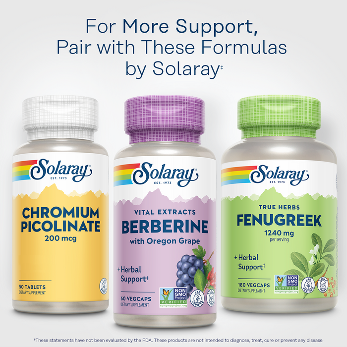 SOLARAY Berberine 250mg - Berberine Supplement for a Healthy, Active Lifestyle - With Berberine HCl from Indian Barberry Plus Oregon Grape - Vegan, Non-GMO, 60-Day Guarantee - 60 Servings, 60 VegCaps