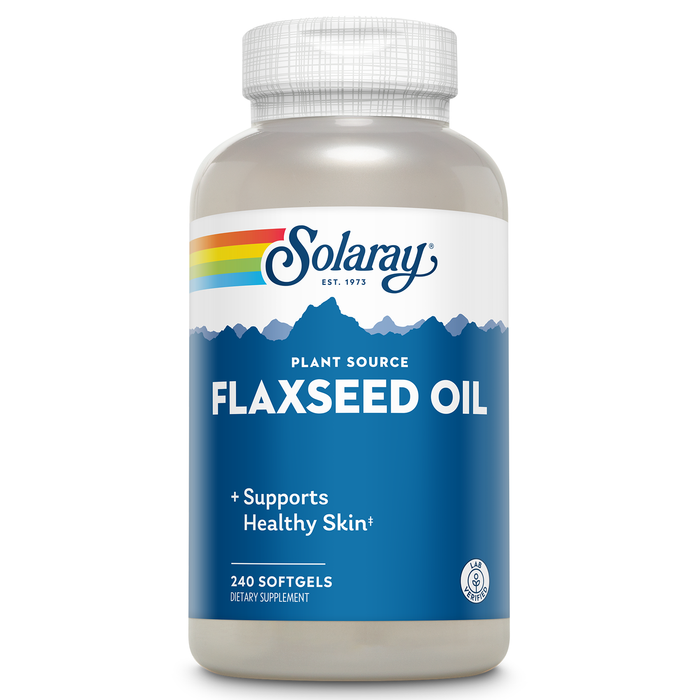 Solaray Flaxseed Oil, Softgel (Btl-Plastic) 1000mg 240ct