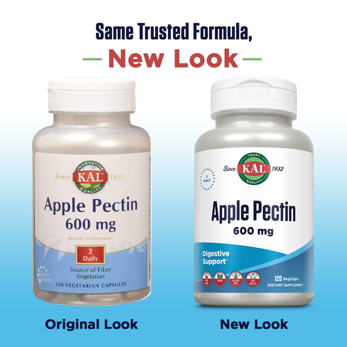 KAL Apple Pectin 600mg | 120ct