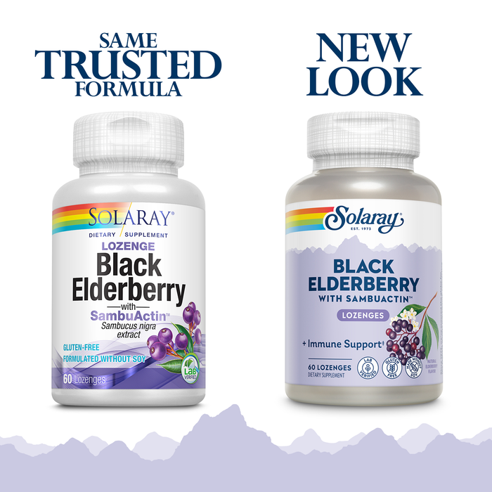 Solaray - Sambuactin Elderberry Extract | 60 Lozenges