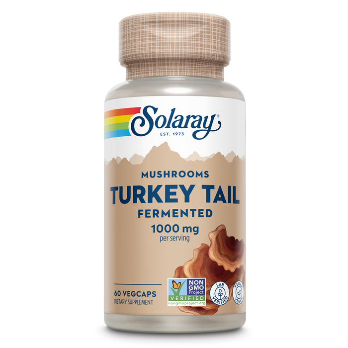 Solaray Fermented Turkey Tail Mushroom 500mg | 60 VegCaps