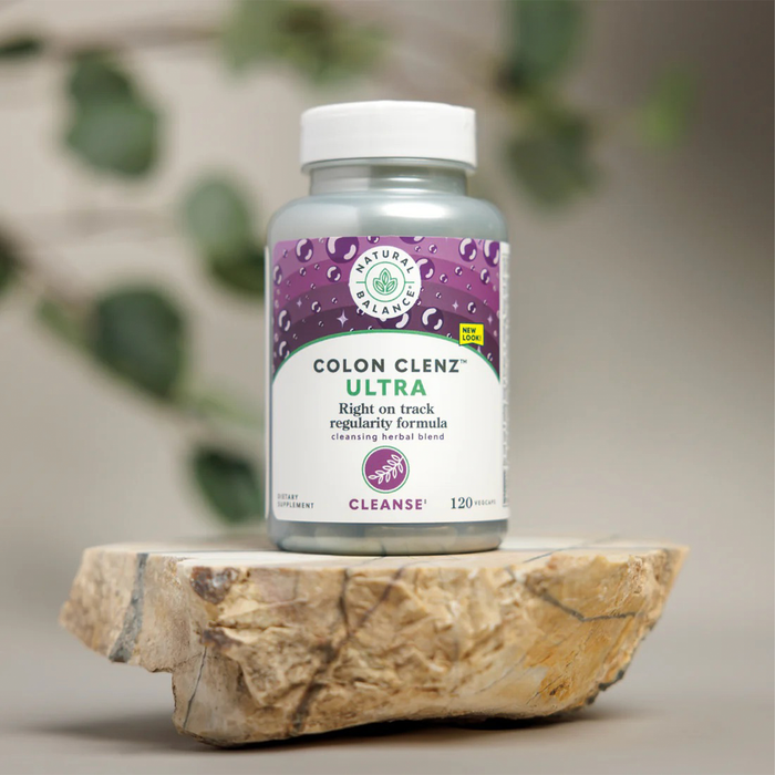 Natural Balance Ultra Colon Clenz Herbal Colon Cleanse & Detox Supplement Gentle & Dependable Overnight Formula  (60 CT)