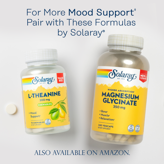 Solaray St Johns Wort 325 mg Whole Aerial - Health and Mood Support Supplement - 60-Day Money Back Guarantee - Non-GMO, Vegan, Lab Verified