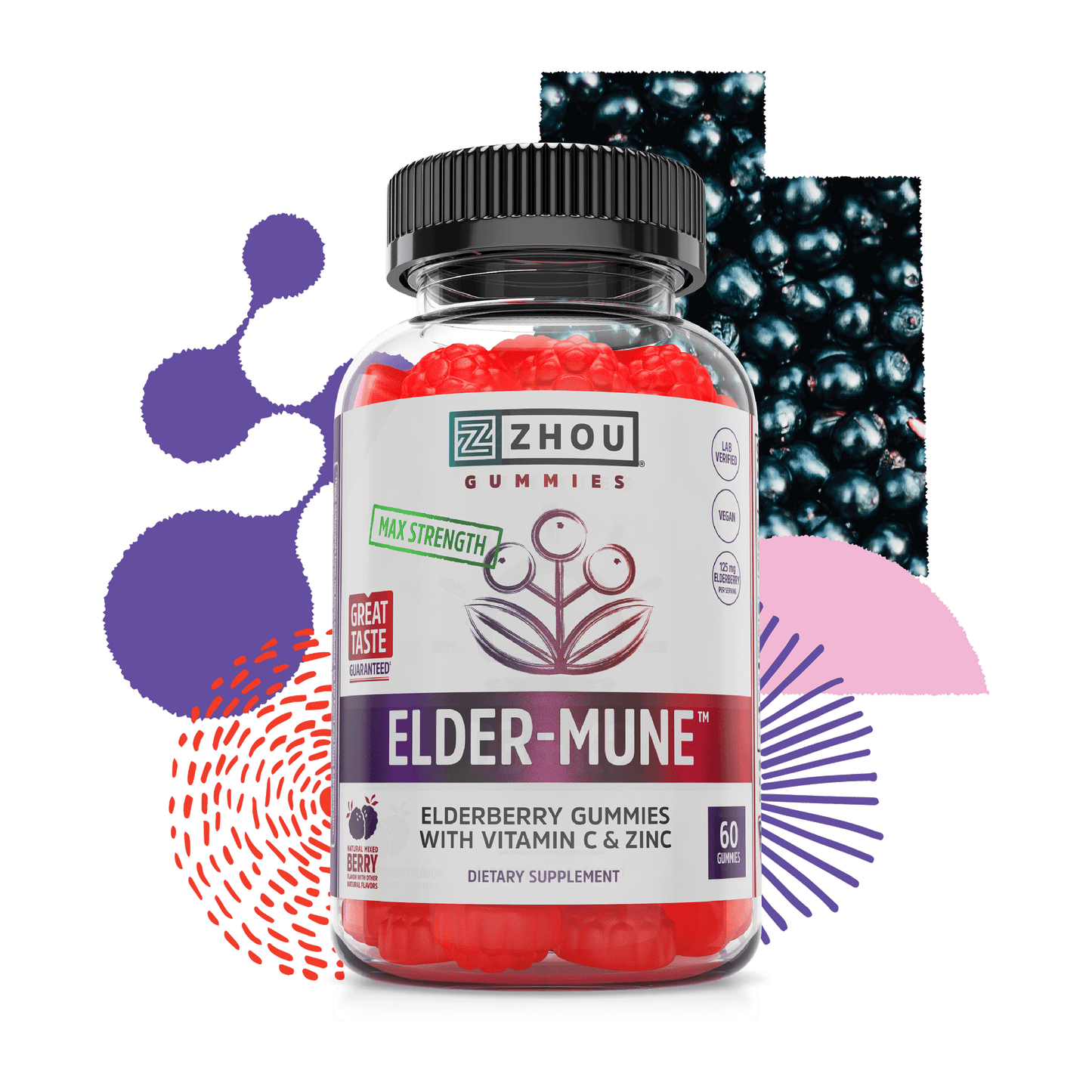 Elder-Mune Elderberry Gummies