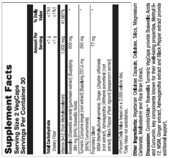 ComfortCaps | Boswellia Turmeric Complex