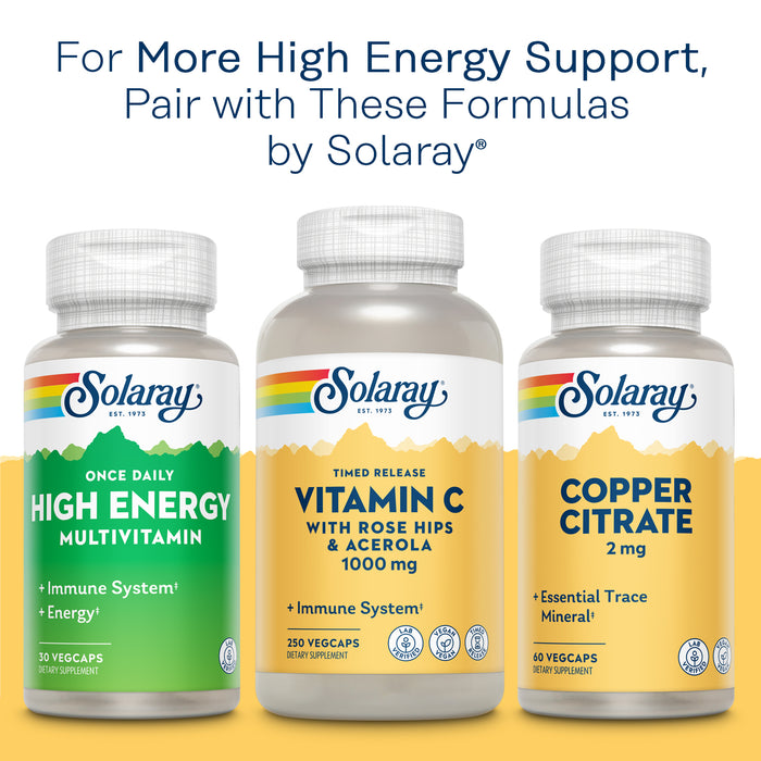 Solaray Vitamin B-Complex Chewables, Strawberry, Healthy Energy, Red Blood Cell, Stress & Metabolism Support, 50 Tablets