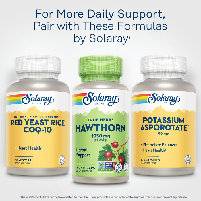 SSOLARAY Hawthorn Berry Capsules 1050 mg - Soothing Herbal Support - Hawthorne Berry Supplement for Overall Wellness Support - Whole Berry, Vegan, Non-GMO, 60 Day Guarantee, 50 Servings, 100 VegCaps