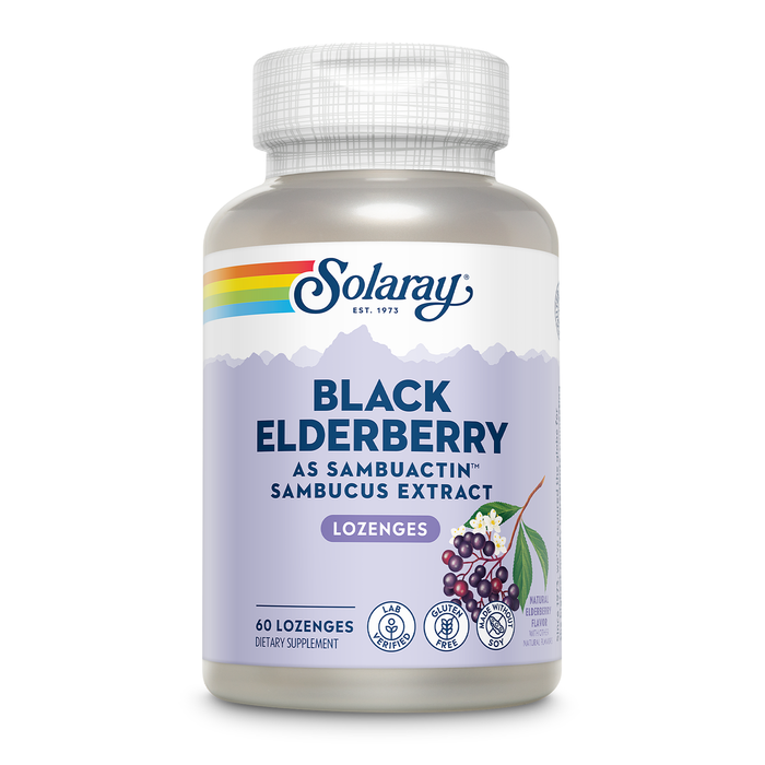 Solaray - Sambuactin Elderberry Extract | 60 Lozenges