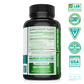 Zhou Nutrition DIM Active Hormone Balance Support for Women and Men. Bottle side. Lab verified, good manufacturing practices, vegan, made with non-GMO ingredients, made in the USA with global ingredients.