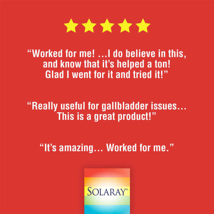 Solaray Gallbladder Support Formula | Healthy Gallbladder & Liver Support | 30 Servings | 90 VegCaps