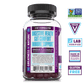 Zhou Nutrition Gut Guru gummies supplement. Non-GMO project verified, vegan, lab verified, made in Canada with global ingredients, gluten free.