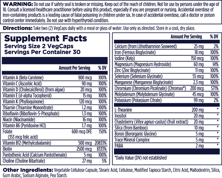 Women’s 18+ Multivitamin