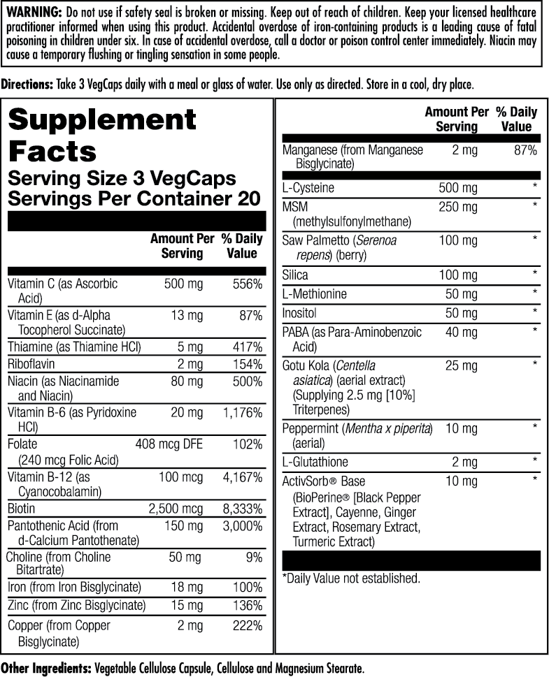 Hair Force™ Clinical Lifestyles™ VegCaps
