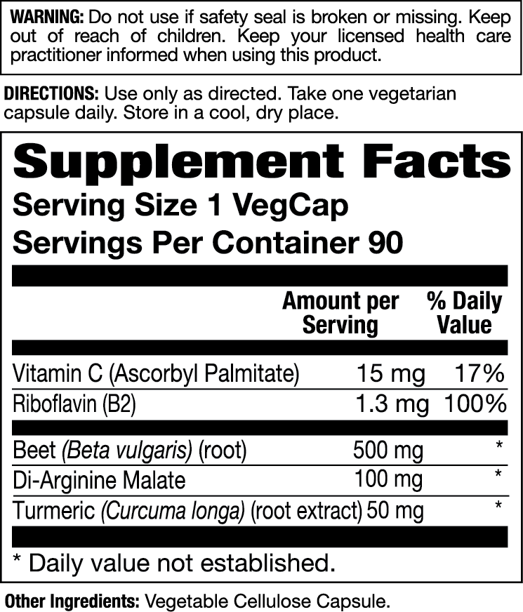 Ticker Tonic - Beet Root Caps